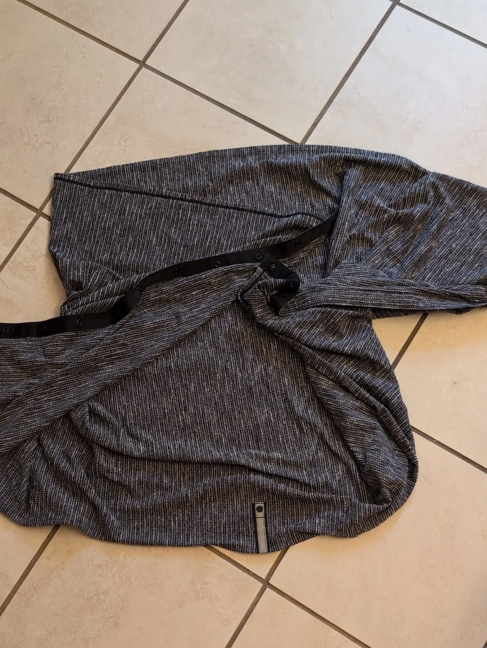 Lululemon Grey Vinyasa Scarf Wrap